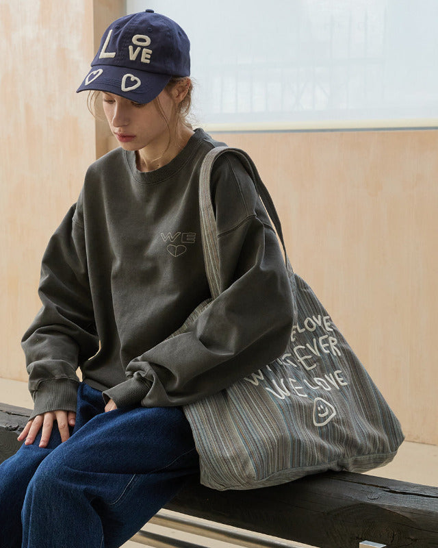 【バーンストア】ooowl / CAP LOVE AND HEART NAVY