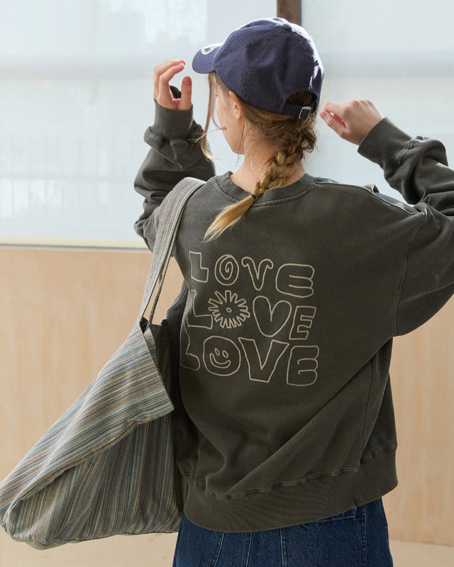 【バーンストア】ooowl / CAP LOVE AND HEART NAVY
