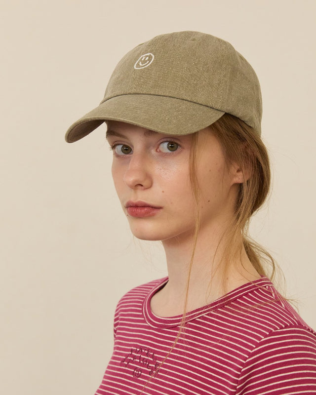 【バーンストア】ooowl / WASHING CAP LOVE KHAKI