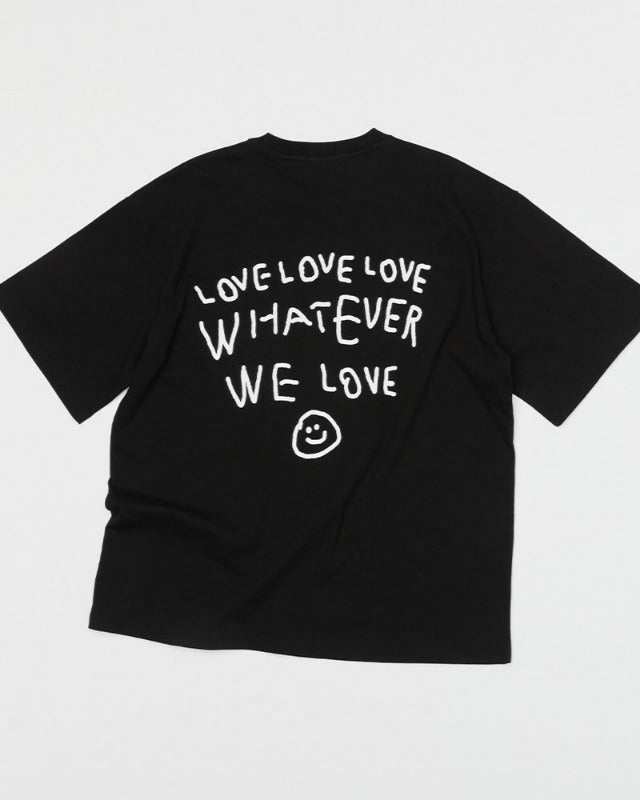 【バーンストア】ooowl / T SHIRT WE LOVE BLACK