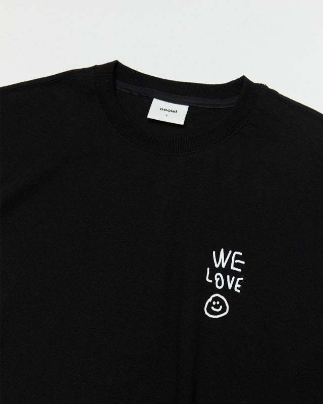 【バーンストア】ooowl / T SHIRT WE LOVE BLACK