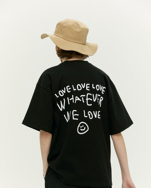 【バーンストア】ooowl / T SHIRT WE LOVE BLACK