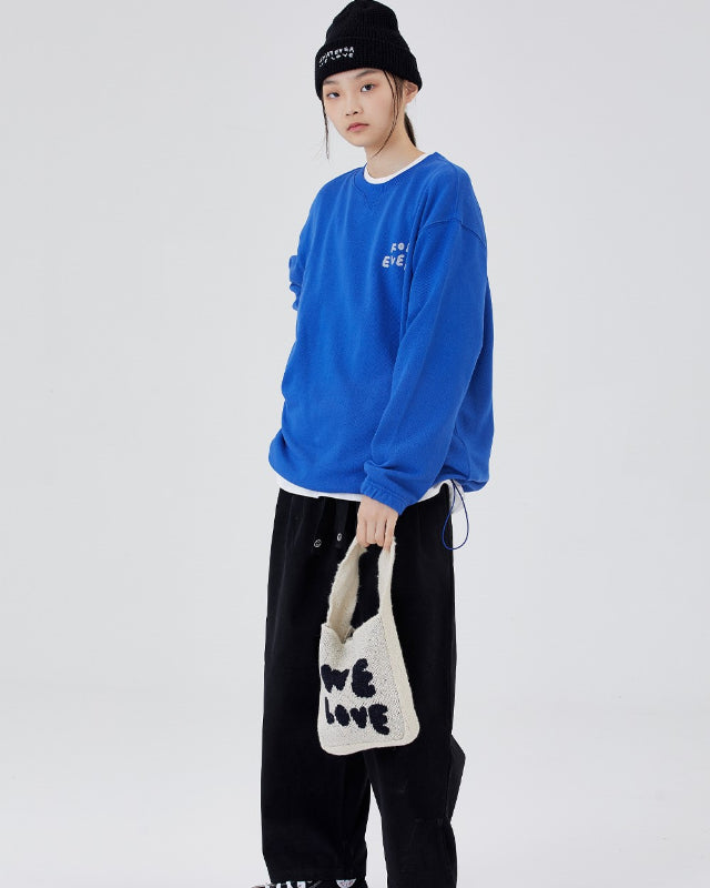 【バーンストア】ooowl / KNIT BAG WE LOVE IVORY