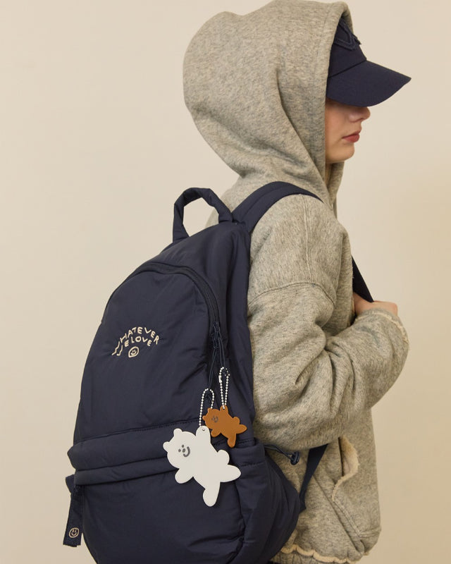 【バーンストア】ooowl / KEYRING BEAR GLITTER BROWN