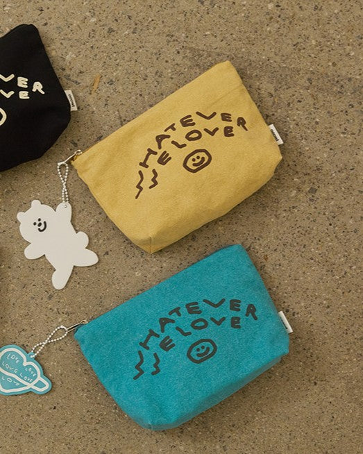 【バーンストア】ooowl / PIGMENT POUCH WE LOVE MUSTARD