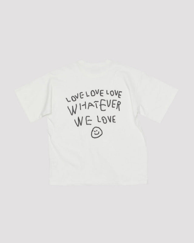 【バーンストア】ooowl / T SHIRT WE LOVE WHITE
