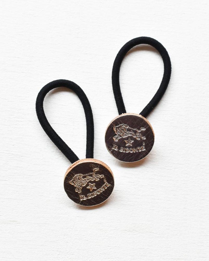 イルビゾンテ】メタリックレザー ヘアゴム 54192304597