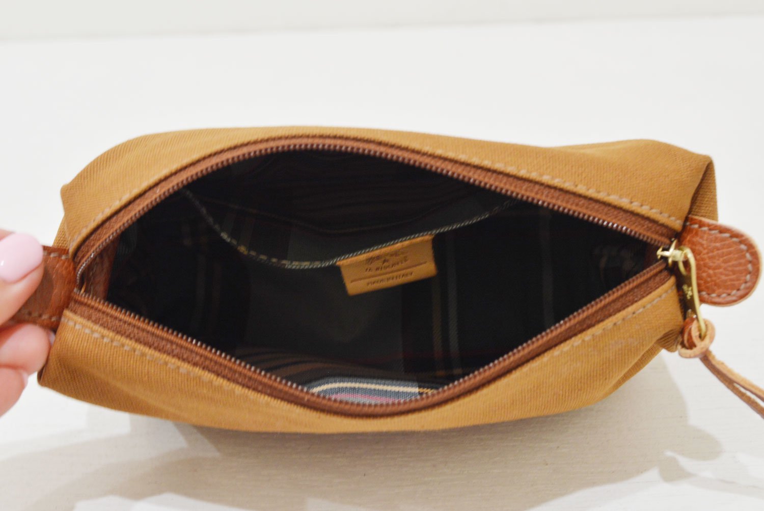 【イルビゾンテ】キャンバスポーチ(大) 5442300322 / 5442300422