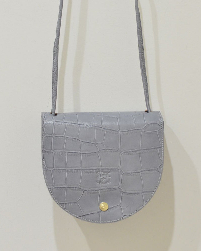 【イルビゾンテ】クロコエンボスドレザー クロスボディバッグ 54202307711