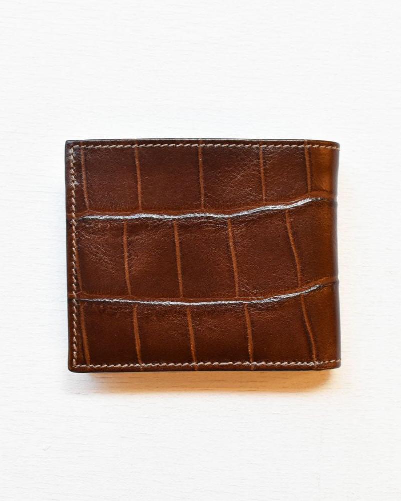 【イルビゾンテ】 クロコエンボスドレザー ウォレット 54202313540