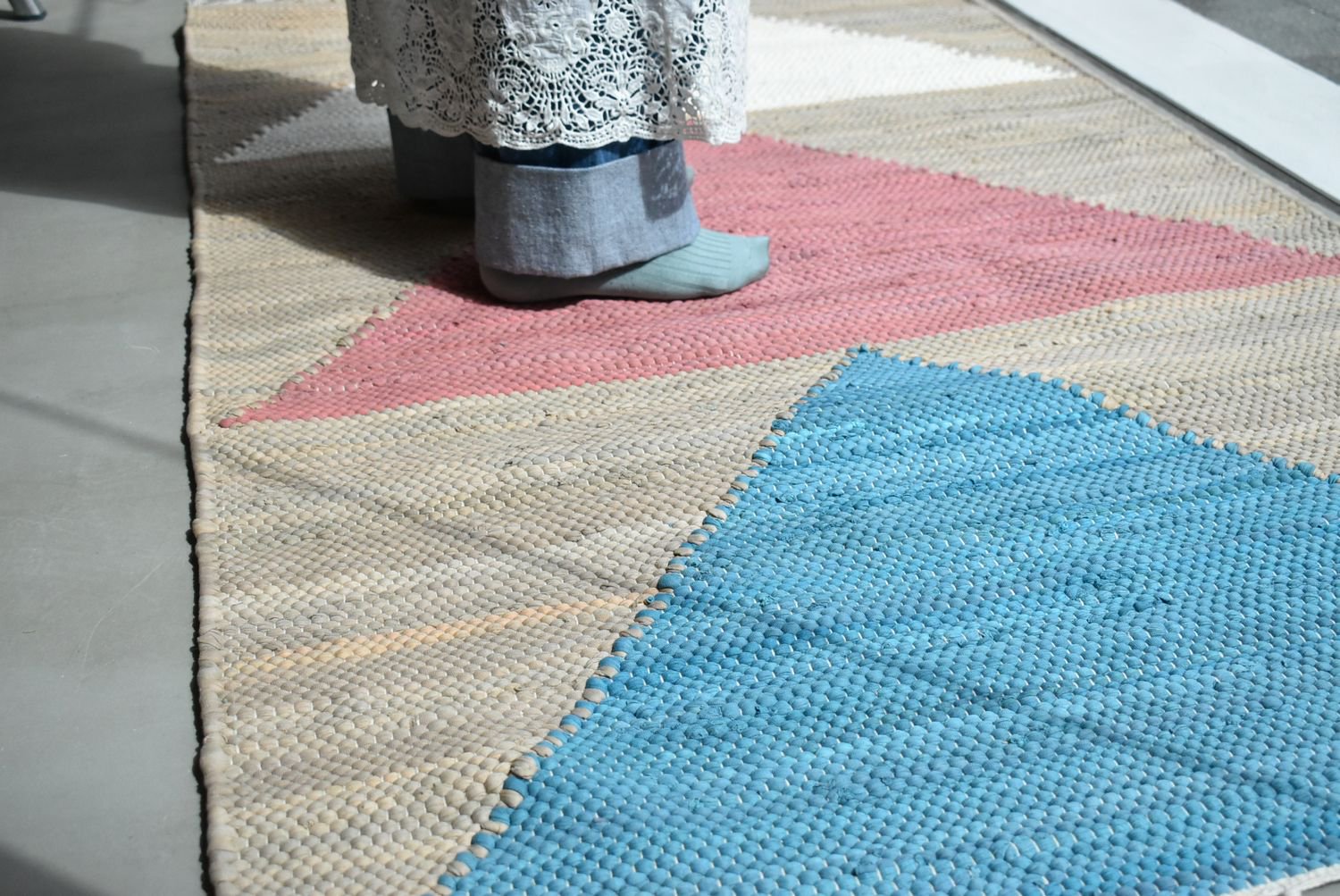 【バーンストア】HOME OF THE BRAVE / YUMA COTTON RUG 91×152