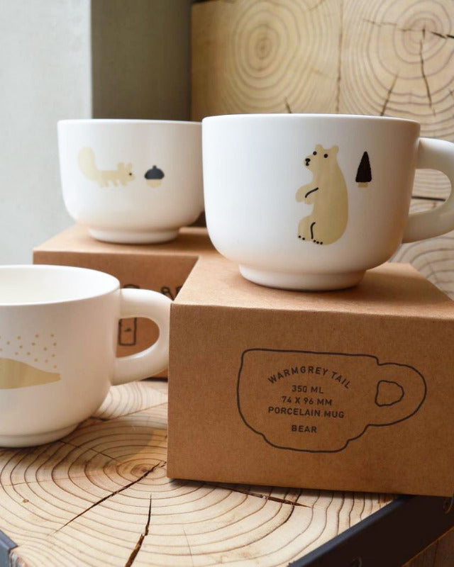 【バーンストア】WARMGREY TAIL / TUBE MILK CUP - BEAR