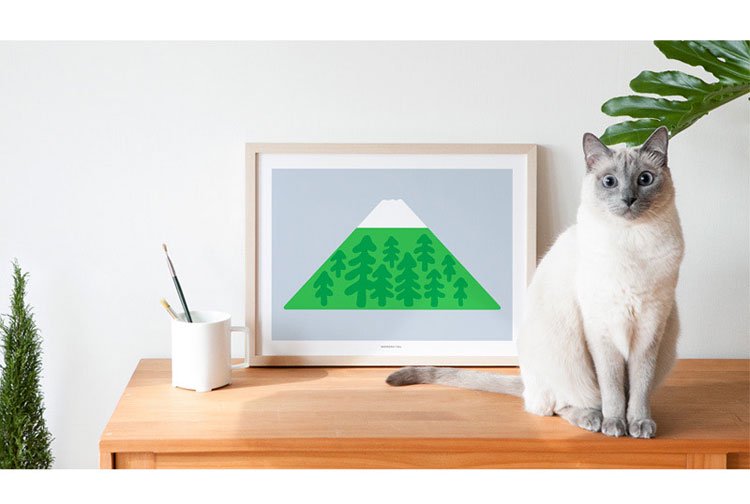 【バーンストア】WARMGREY TAIL / SNOW PEAK POSTER 300x400mm
