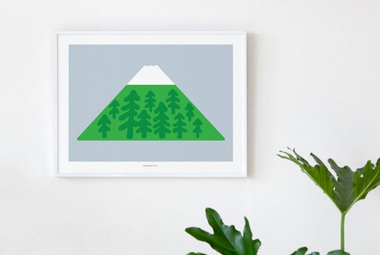 【バーンストア】WARMGREY TAIL / SNOW PEAK POSTER 300x400mm
