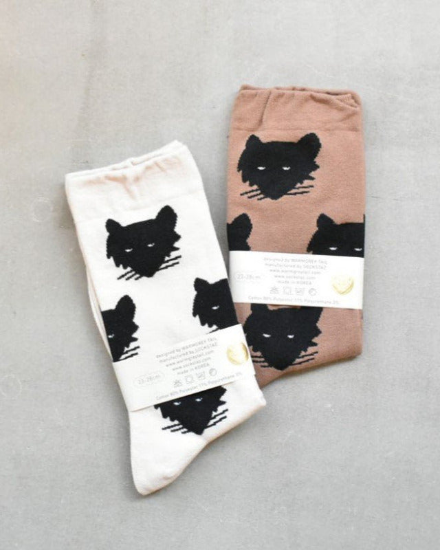 【バーンストア】WARMGREY TAIL / WOLF SOCKS ソックス