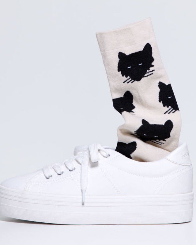 WARMGREY TAIL(ウォームグレーテール)/ WOLF SOCKS - CREAM WHITE【バーンストア】