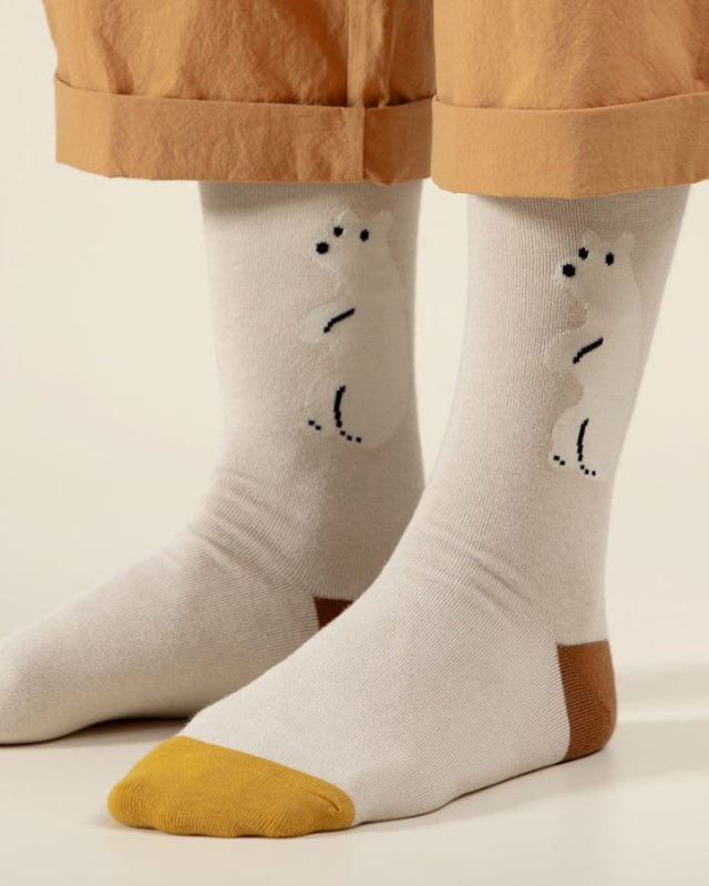 【バーンストア】WARMGREY TAIL / ROLLING BEAR SOCKS ソックス
