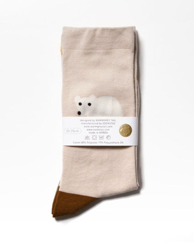 【バーンストア】WARMGREY TAIL / ROLLING BEAR SOCKS ソックス