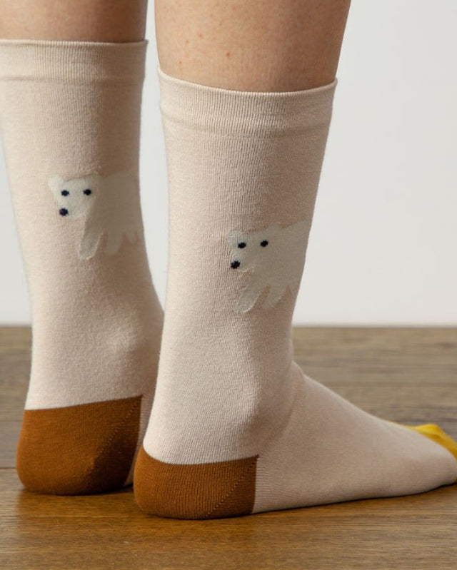 【バーンストア】WARMGREY TAIL / ROLLING BEAR SOCKS ソックス