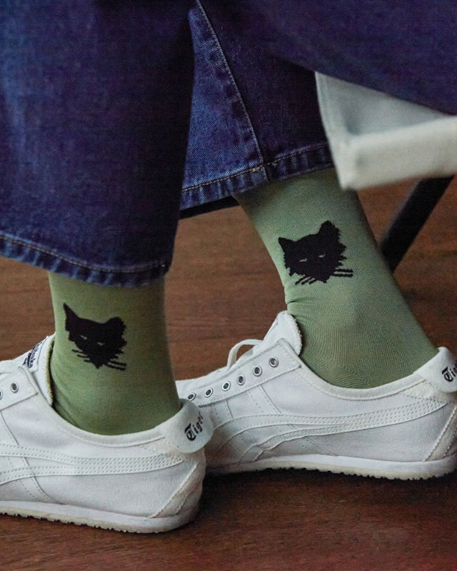 【バーンストア】WARMGREY TAIL / WOLF SOCKS ソックス