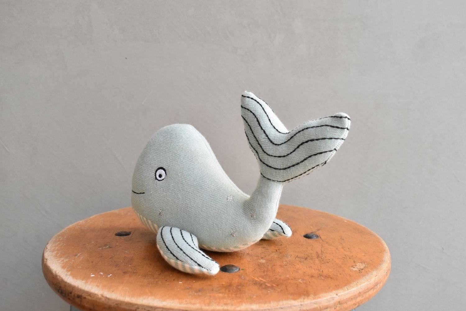 【バーンストア】Best Years / organic cotton sea green whale toy