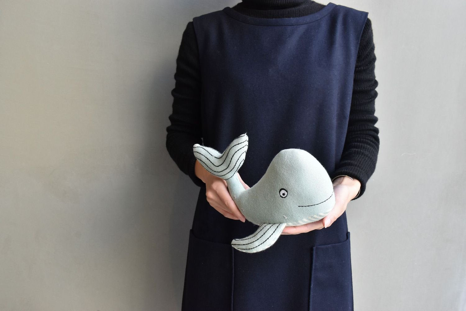 【バーンストア】Best Years / organic cotton sea green whale toy