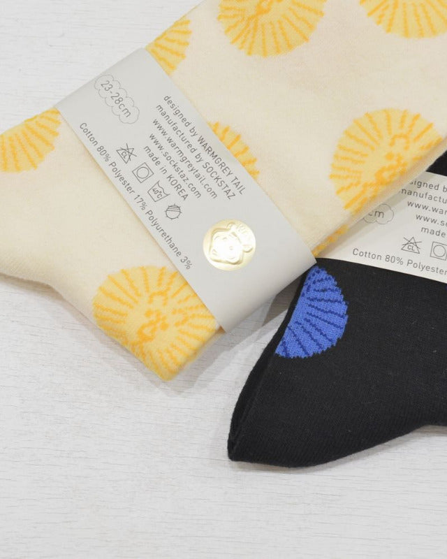 【バーンストア】WARMGREY TAIL / LION SOCKS ソックス