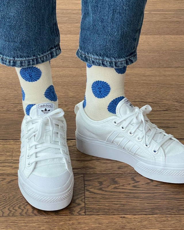 WARMGREY TAIL(ウォームグレーテール)/ LION SOCKS - IVORY【バーンストア】