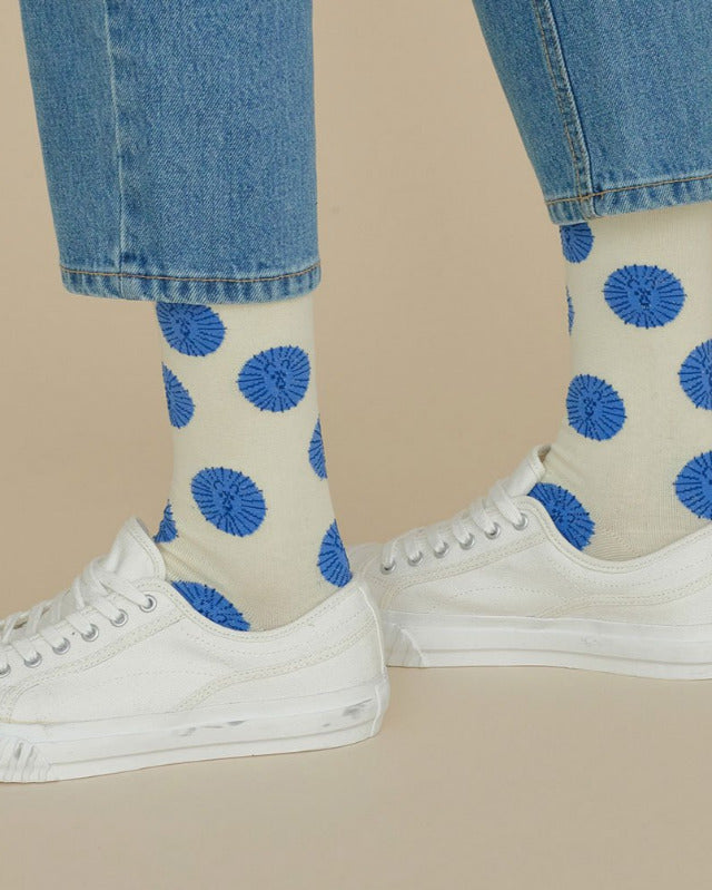 WARMGREY TAIL(ウォームグレーテール)/ LION SOCKS - IVORY【バーンストア】