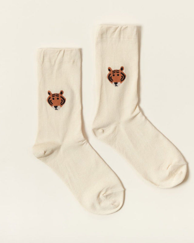 【バーンストア】WARMGREY TAIL / MEET TIGER SOCKS ソックス