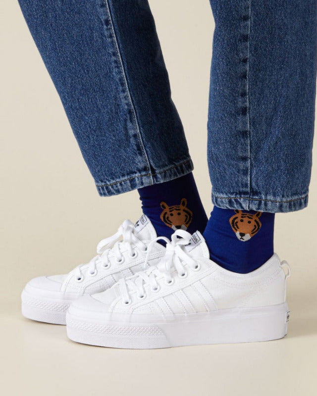 【バーンストア】WARMGREY TAIL / MEET TIGER SOCKS ソックス