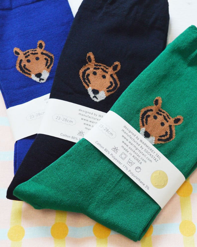 【バーンストア】WARMGREY TAIL / MEET TIGER SOCKS ソックス