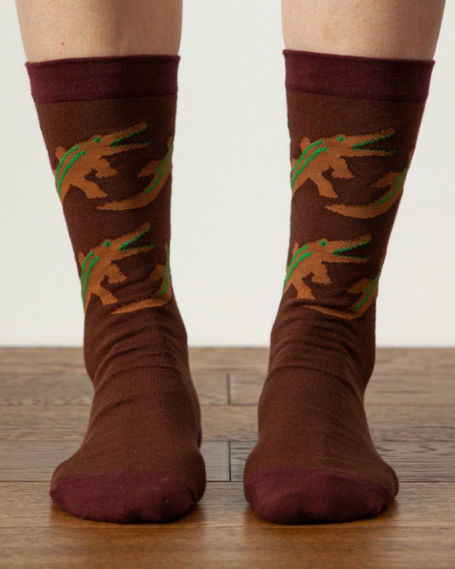 【バーンストア】WARMGREY TAIL / CROCODILE SOCKS ソックス