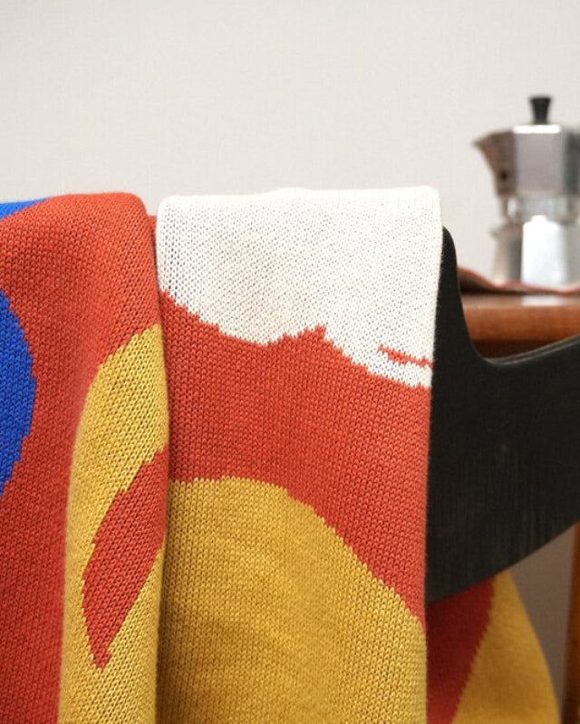 【バーンストア】mon ete / Cottage Knit Blanket