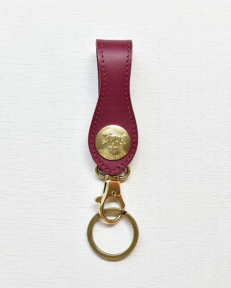 【イルビゾンテ】スムースレザー キーリング 54212309550