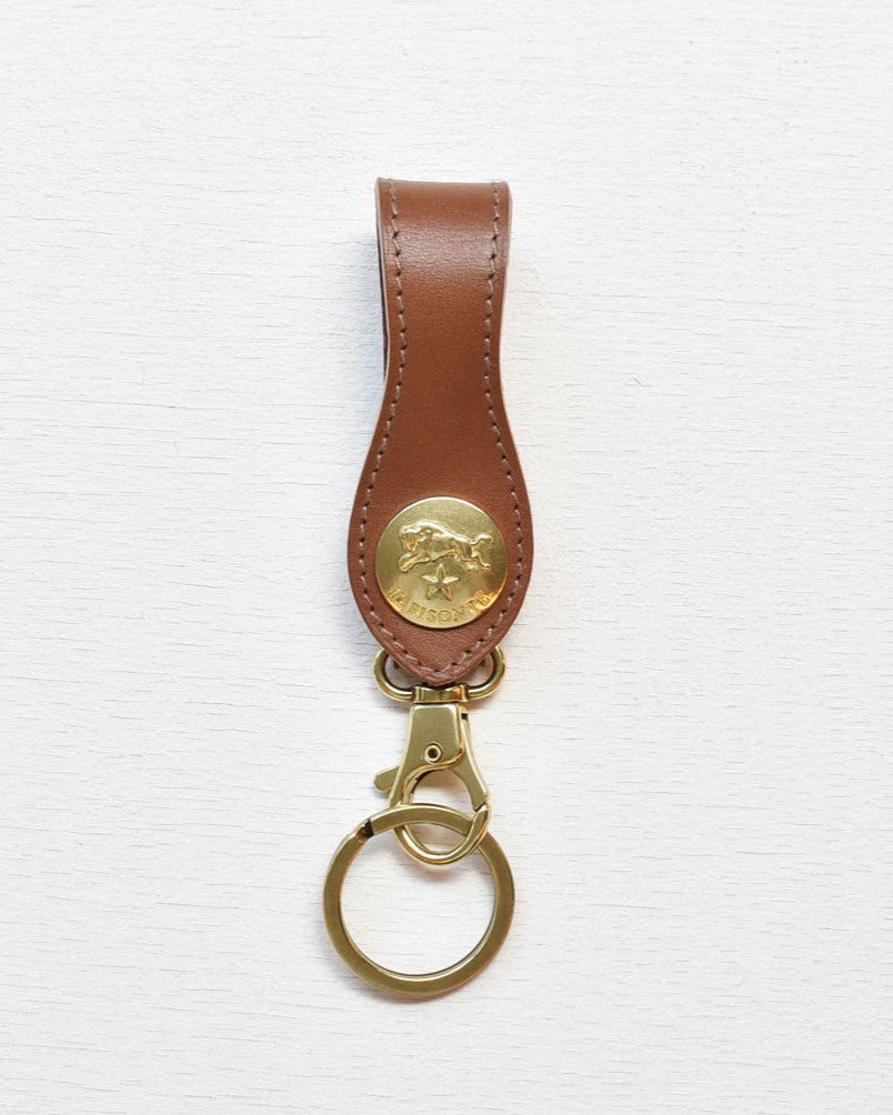 【イルビゾンテ】スムースレザー キーリング 54212309550