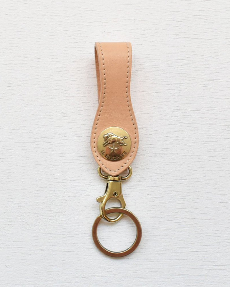 【イルビゾンテ】スムースレザー キーリング 54212309550