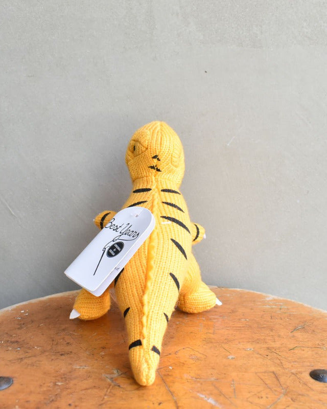 【バーンストア】Best Years / T Rex Knitted Dinosaur Rattle
Yellow