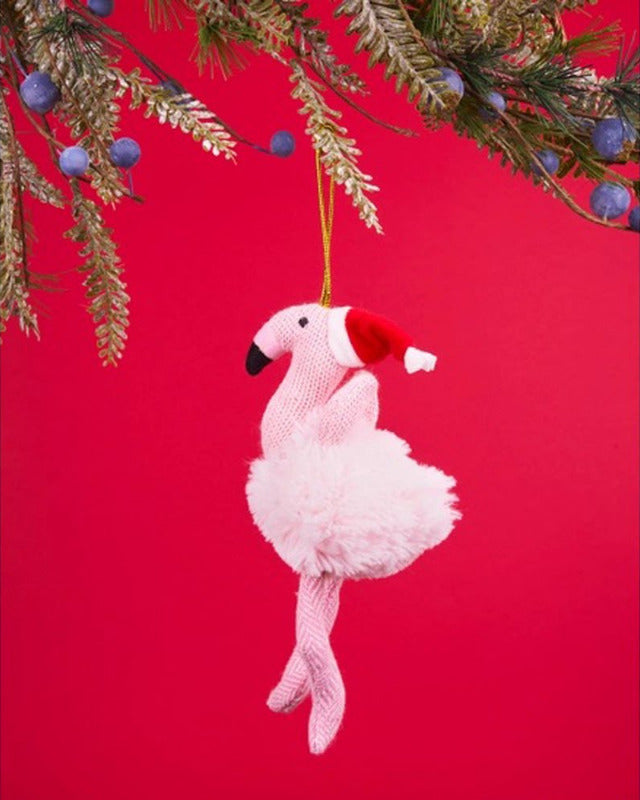 【バーンストア】Best Years / Flamingo Christmas Ornament