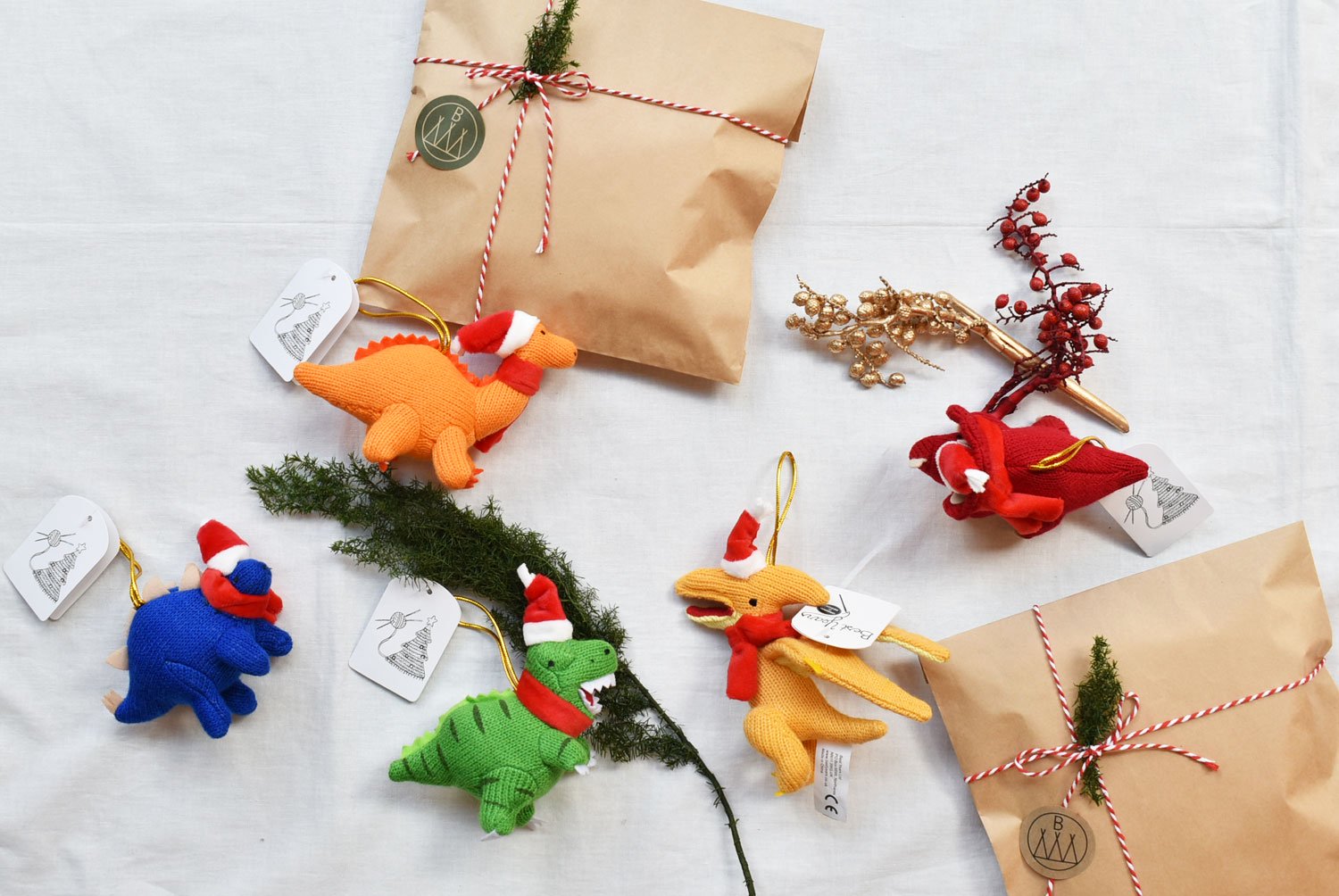 【バーンストア】Best Years / Stegosaurus Christmas Ornament