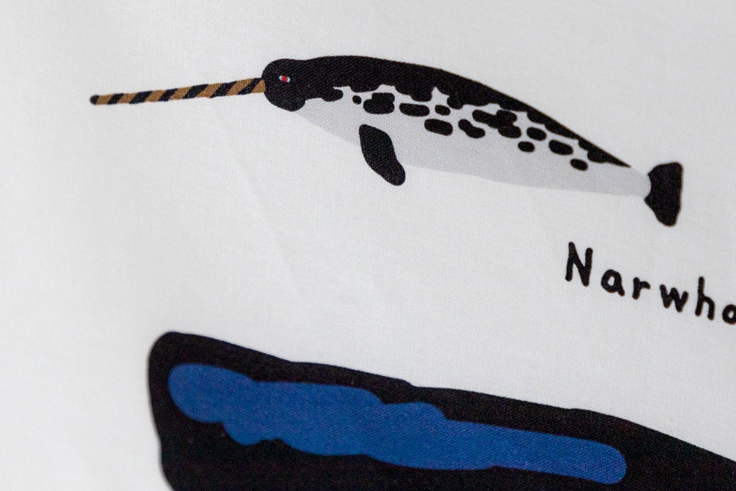 【バーンストア】WARMGREY TAIL / WHALES SMALL FABRIC