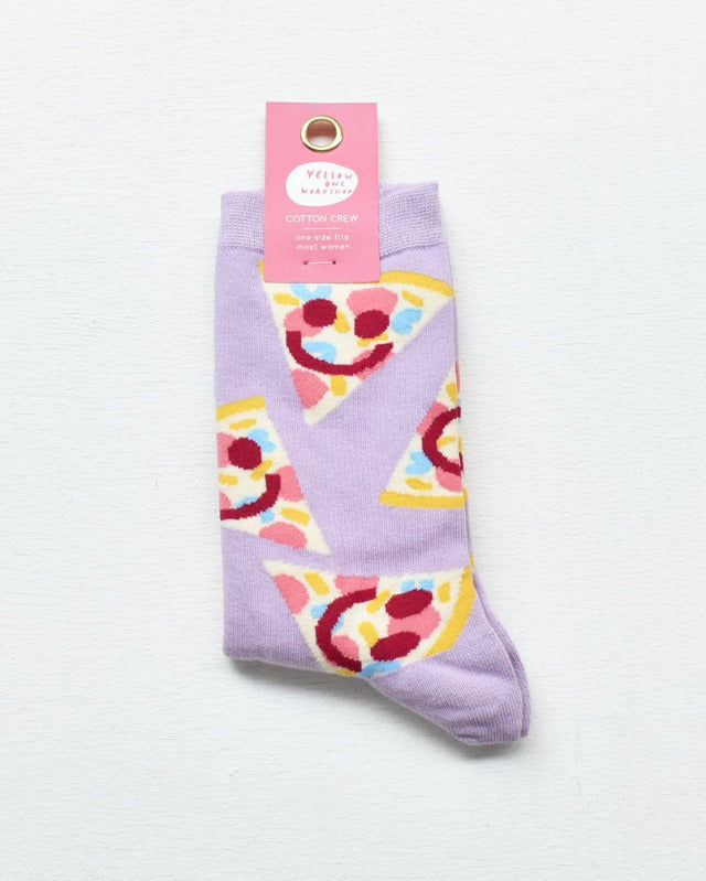 【バーンストア】 Yellow Owl Workshop /
Pizza Happy Face Crew Socks