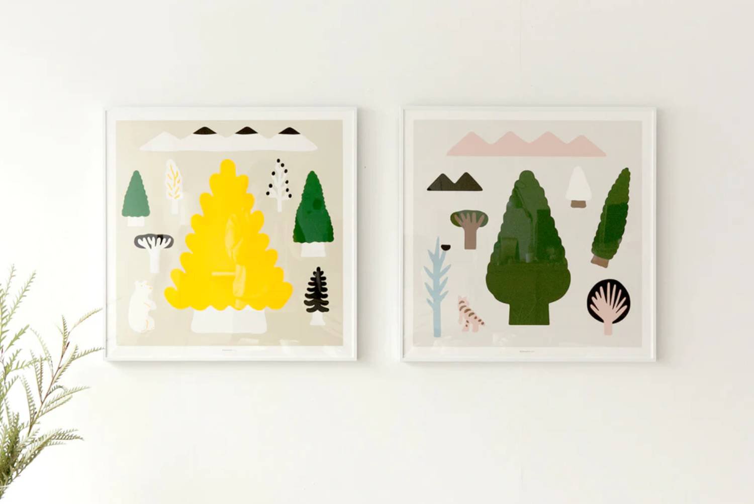 【バーンストア】WARMGREY TAIL / MY YELLOW TREE POSTER 380mm x 380mm