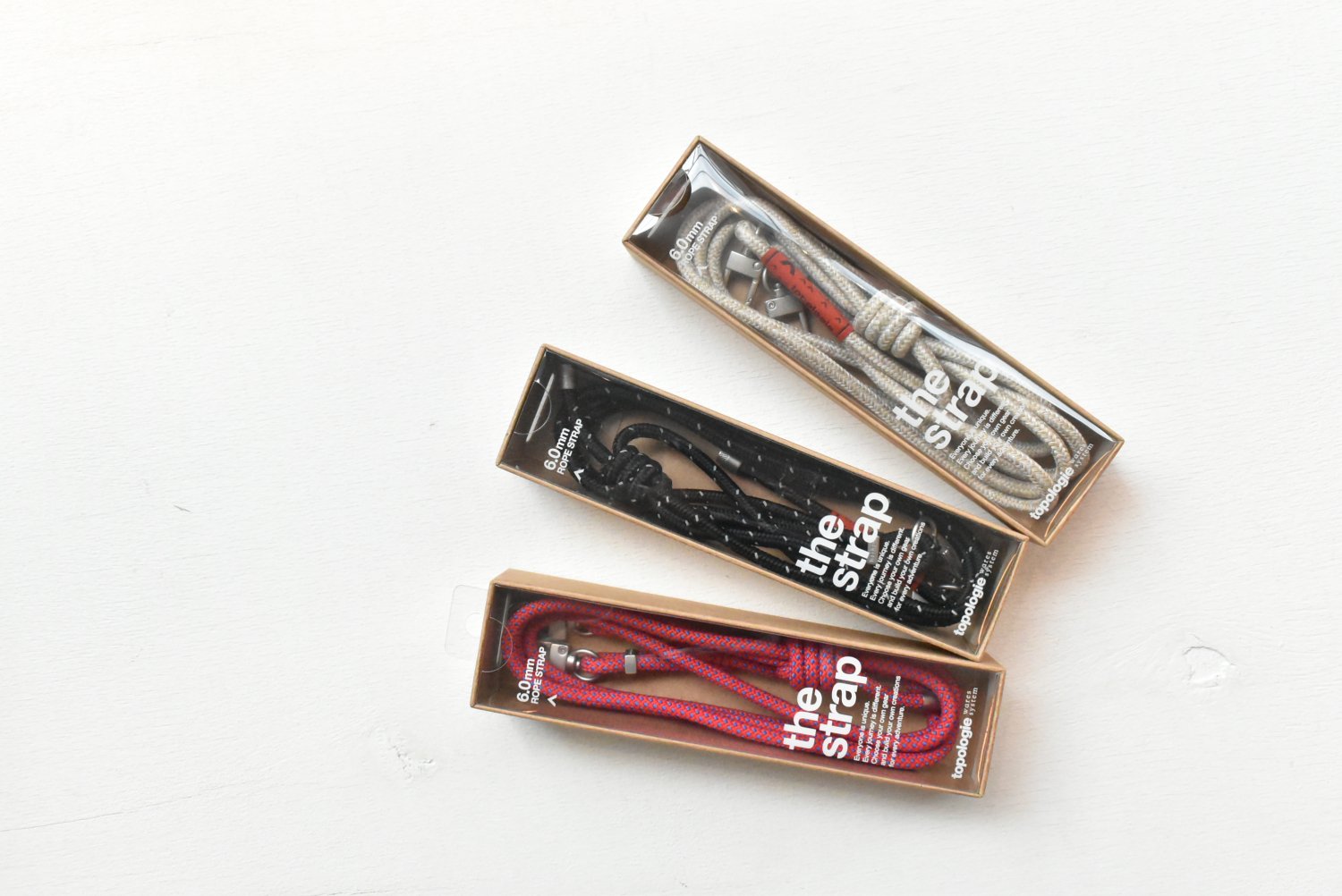 topologie / 6.0mm Rope 【ストラップ単体】(Beige Melange)