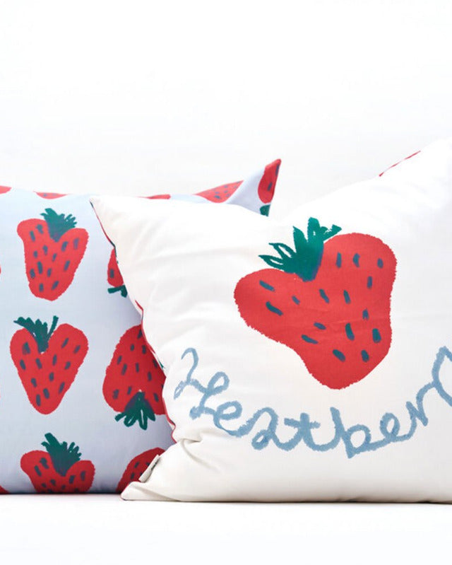【バーンストア】Nukit / heartberry (white) クッションカバー