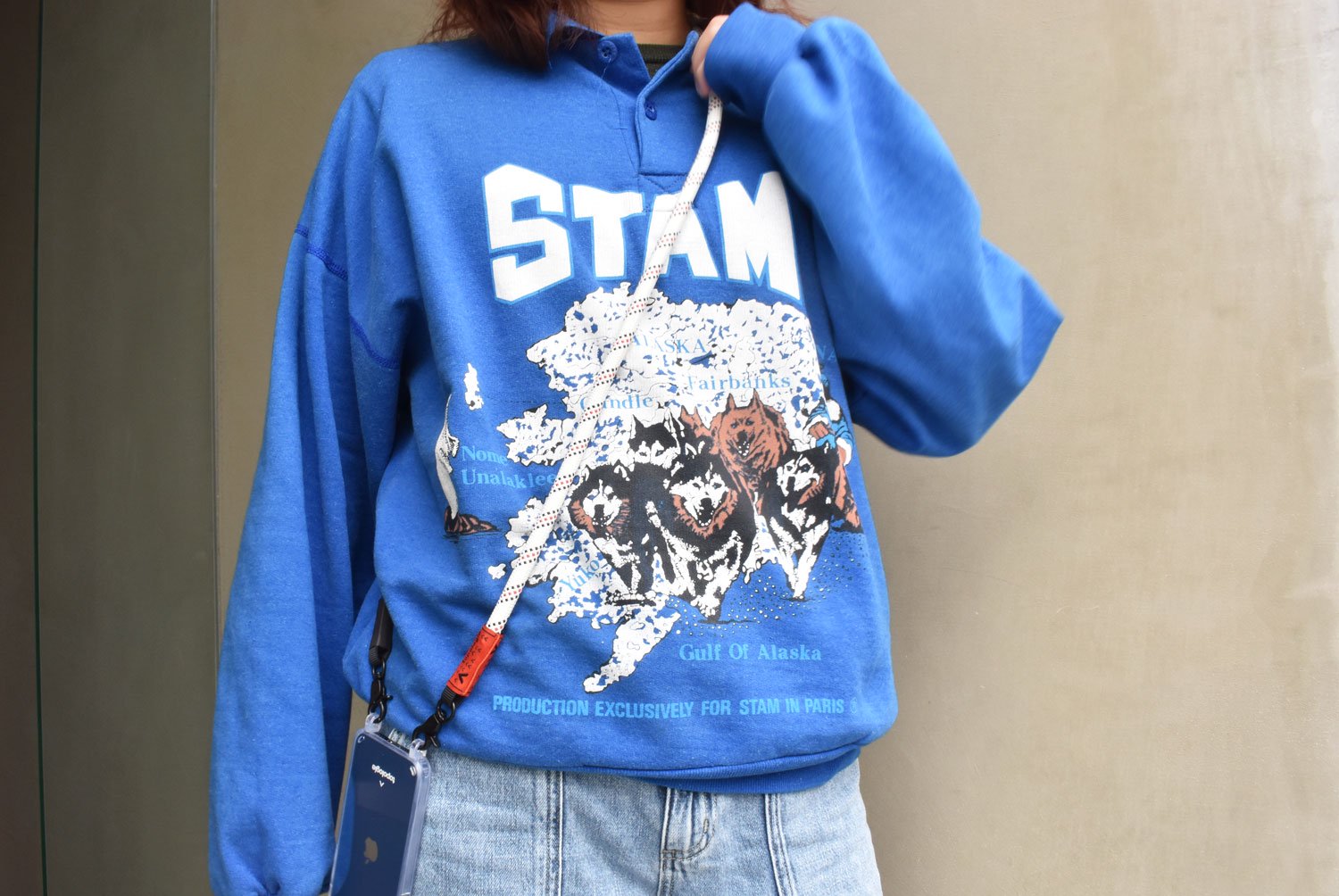 topologie /10mm Rope 【ストラップ単体】( White Patterned)