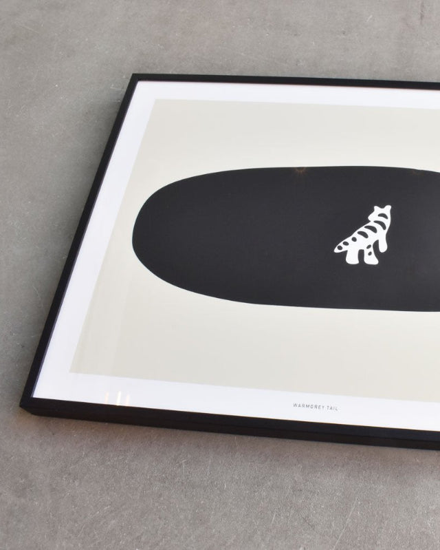 【バーンストア】WARMGREY TAIL / CIRCLE & TIGER POSTER 300mm x 400mm
