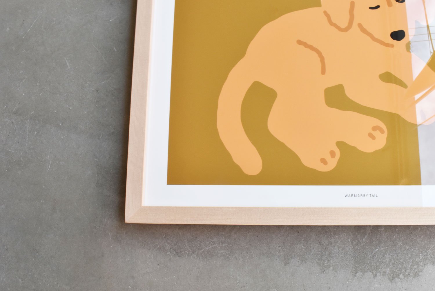 【バーンストア】WARMGREY TAIL / SLEEPING DOG POSTER 300mm x 400mm