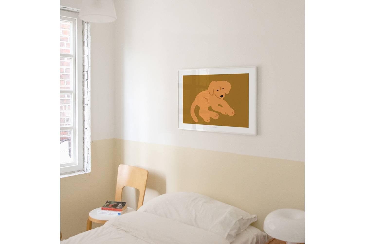【バーンストア】WARMGREY TAIL / SLEEPING DOG POSTER 300mm x 400mm