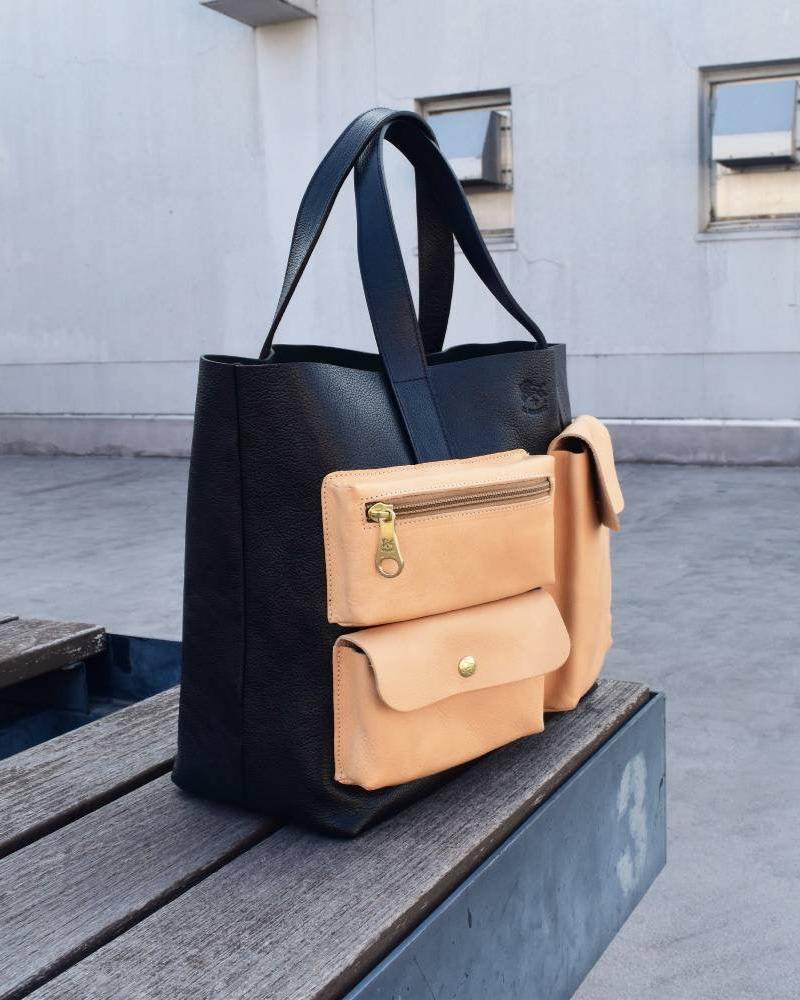 【イルビゾンテ】 ポケットコレクション トートバッグ 54242300214